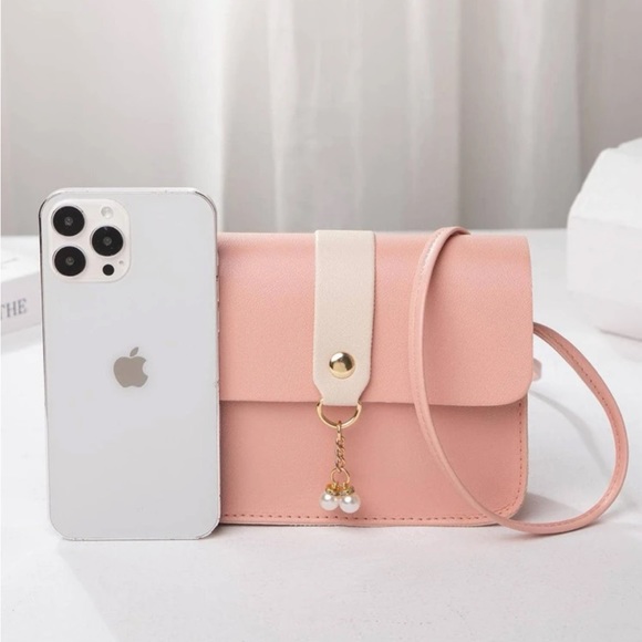 ⚠️Clearance💕Mini Color Block Square Bag Faux Pearls - Picture 7 of 7